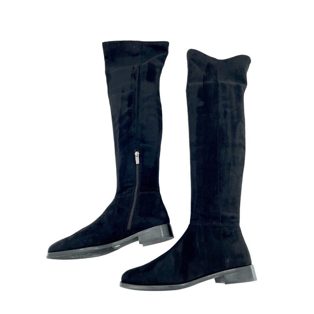 Vince Camuto Hailie Black Faux Suede Over the Knee Boots SZ 7.5 New - Picture 8 of 11